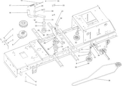 Clutch OM 124/22 HP Cat. 2019 Garden tractor
