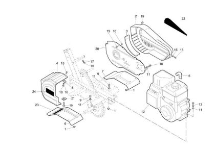 Hoods MH 180R Rotary tiller