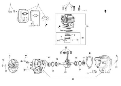 Engine HC 246 P Hedgetrimmer