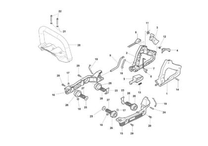 Handle HC 246 P Hedgetrimmer