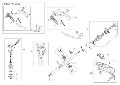 Transmission BCH 40 T Brushcutter