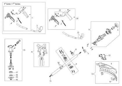 Transmission D.28 mm (01-01-2020) BCH 40 T Brushcutter