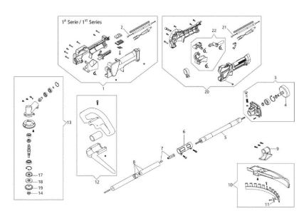 Transmission BCH 400 BP Brushcutter