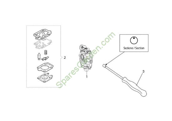 Carburetor BCH 400 BP Brushcutter