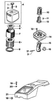 Air filter 284 TTA Power cutter