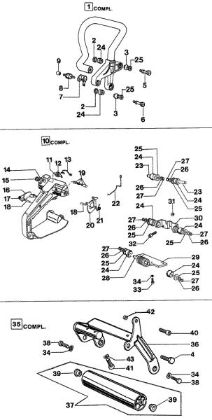 Handle 284 TTA Power cutter