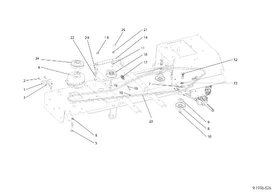 Clutch pulley OM 92/16KH (K1600AVD) Cat. 2019 Garden tractor
