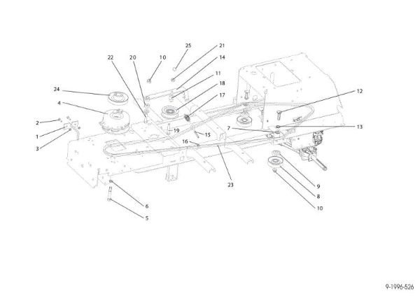 Clutch pulley OM 92/16KH (K1600AVD) Cat. 2019 Garden tractor