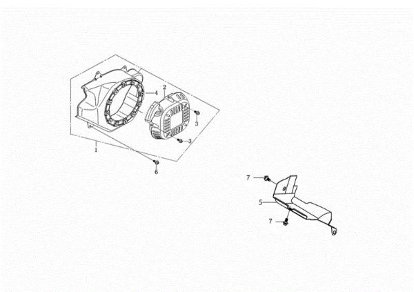 Ignition system MH 198 RKS (K800 HC - EURO5) Rotary tiller