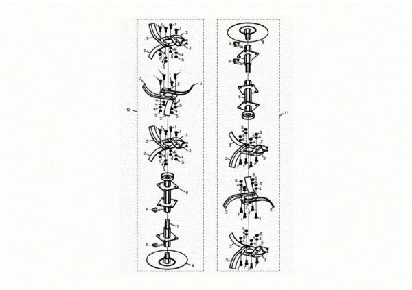Tiller MH 175 RKS (K800 HT - EURO5) Rotary tiller