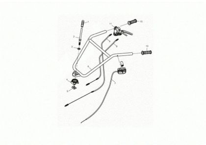 Handlebar MH 175 RKS (K800 HT - EURO5) Rotary tiller
