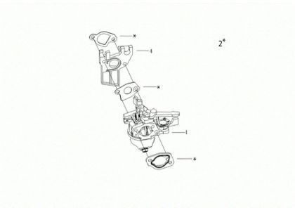 Carburetor MH 175 RKS (K800 HT - EURO5) Rotary tiller