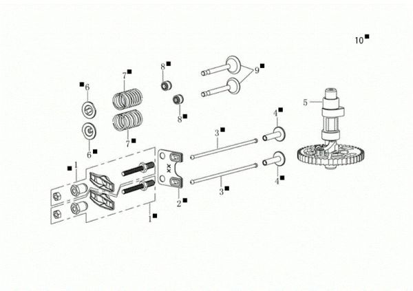 Reed valve kit G 44 PK COMFORT PLUS (K605) EURO 5 Lawnmower