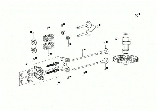 Reed valve kit G 44 TK COMFORT PLUS (K605) EURO 5 Lawnmower