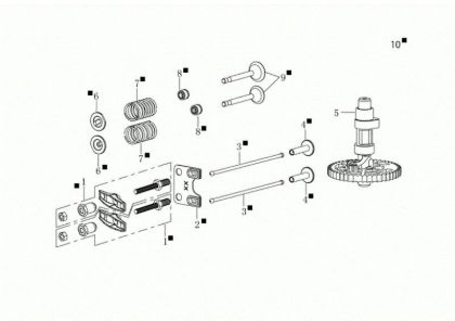 Reed valve kit G 48 TK COMFORT PLUS (K605) EURO 5 Lawnmower