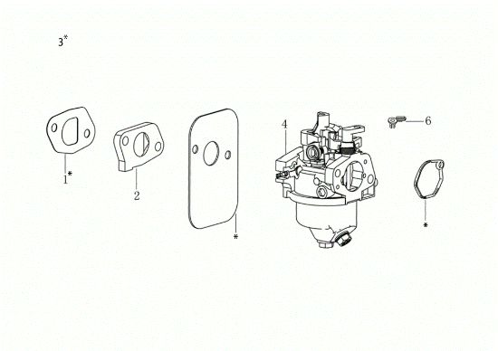 Carburetor G 48 PK COMFORT SD (K 605) EURO 5 Lawnmower