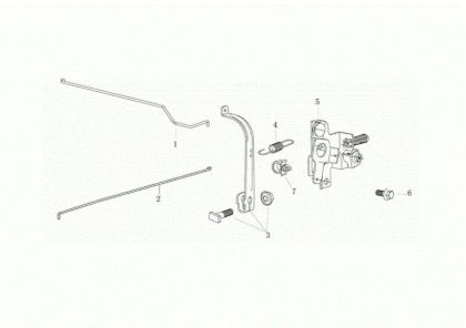 Control lever GV 53 TK ALL ROAD 3 (K655) EURO 5 Lawnmower