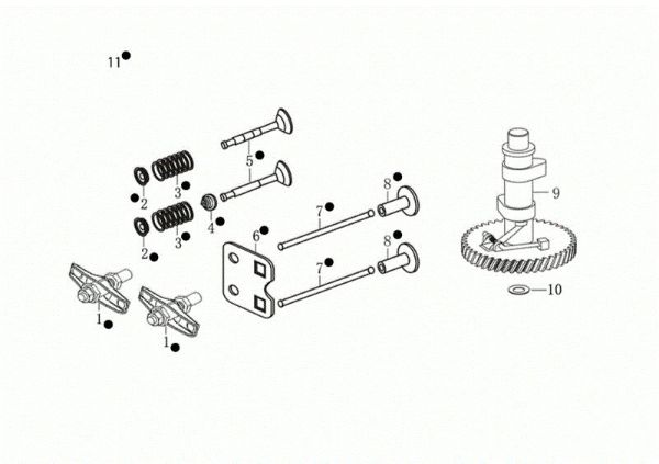 Reed valve kit MAX 53 PK ALLROAD ALUMINIUM (K805) EURO 5 Lawnmower