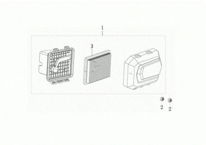 Air filter G 53 TK ALL ROAD PLUS 4 (K805) EURO 5 Lawnmower