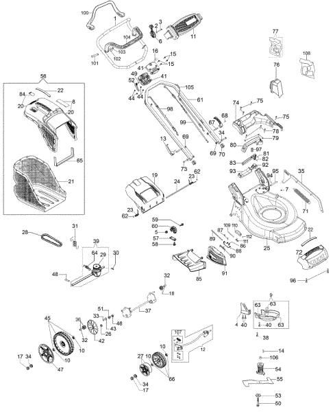 Illustrated parts list G 53 TBX ALLROAD EXA 4 EURO 5 Lawnmower