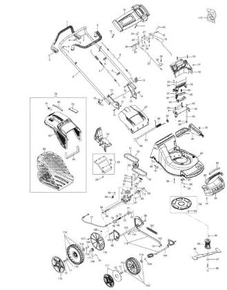 Illustrated parts list MAX 53 VBD ALLROAD ALUMINIUM EURO 5 Lawnmower