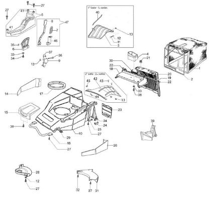 Deck LUX 55 TBD EURO 5 Lawnmower