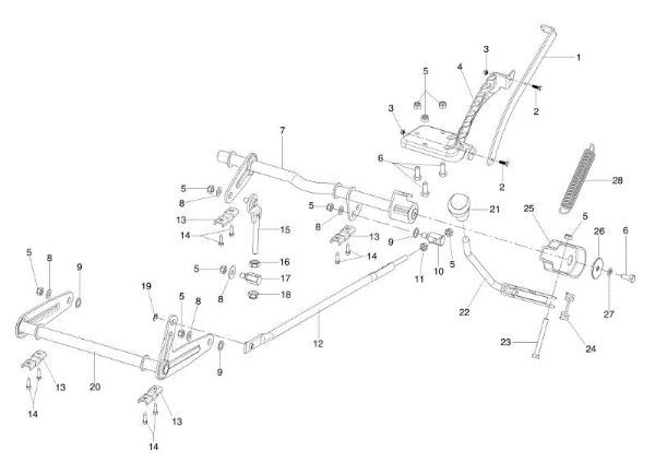 Cutting plate lifting MISTRAL 72/12,5 K H (3in1) (K1250) EURO 5 Garden tractor