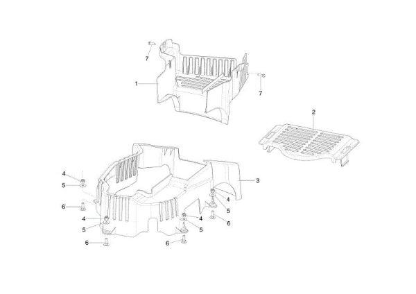 Belt guard MISTRAL 72/12,5 K H (3in1) (K1250) EURO 5 Garden tractor