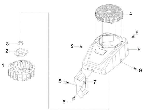 Ignition system MISTRAL 72/12,5 K H (3in1) (K1250) EURO 5 Garden tractor