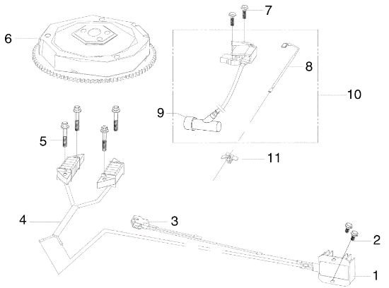 Flywheel MISTRAL 72/12,5 K H (3in1) (K1250) EURO 5 Garden tractor