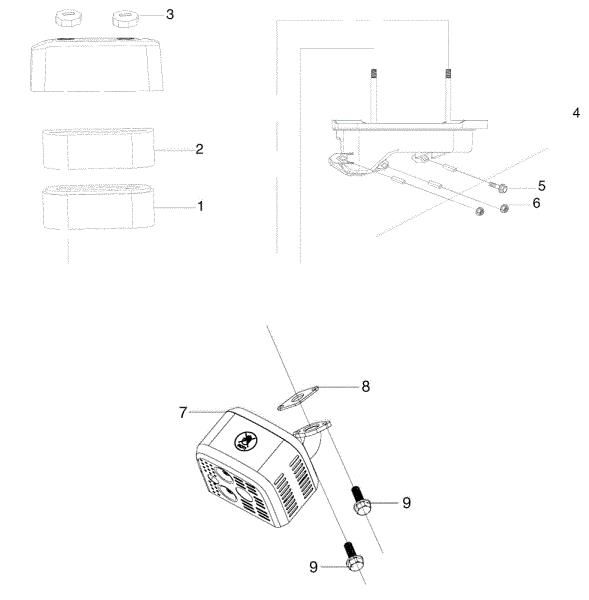 Air filter MISTRAL 72/12,5 K H (3in1) (K1250) EURO 5 Garden tractor