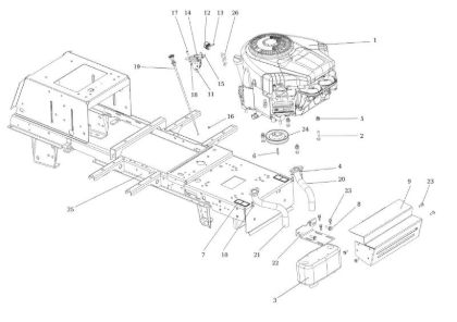 Engine OM 106/22 HP Cat. 2019 Garden tractor