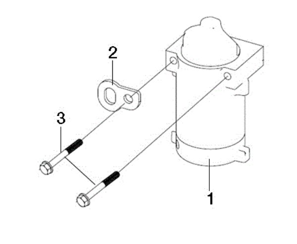 Starter lever OM 124/24 KH (K2400AVD V-Twin - EURO5) Cat. 2019 Garden tractor