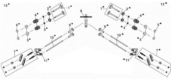 Valves OM 124/24 KH (K2400AVD V-Twin - EURO5) Cat. 2019 Garden tractor