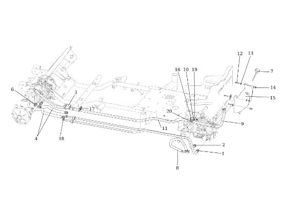 Hydraulic distribution APACHE 92 4x4 EVO Cat.2019 Garden tractor