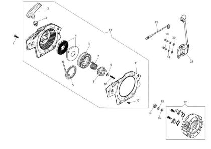Ignition system GSH 400 (Euro 2) Chainsaw