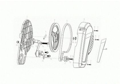Hood MH 155 K Rotary tiller