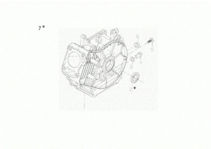Crankcase MH 155 K Rotary tiller