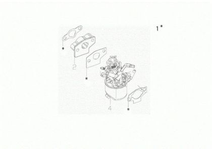 Carburetor MH 155 K Rotary tiller