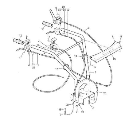 Handlebar CR 340 K (K655 HF) Transporter