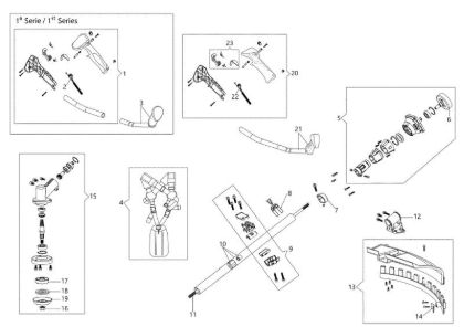 Transmission BCH 25 T Brushcutter
