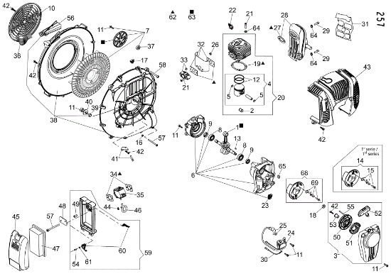 Engine MB 900 Mistblower
