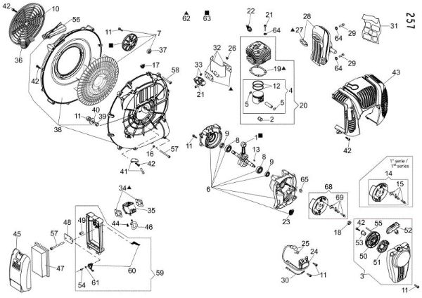 Engine MB 900 Mistblower