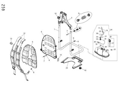 Tank / Frame MB 900 Mistblower