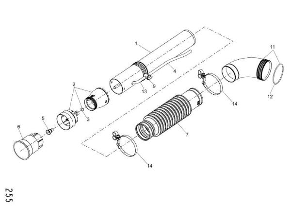 Extension hose MB 900 Mistblower