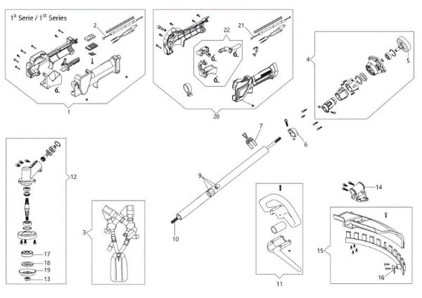 Transmission BCH 25 S Brushcutter