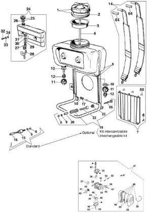 Tank assy AM 180 Mistblower