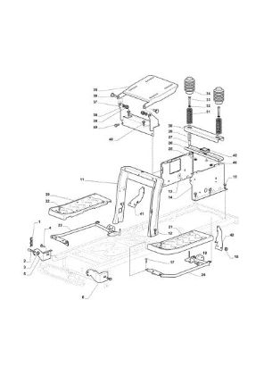 Frame (1/2) OM 84/12,5 K M Cat. 2020 Garden tractor