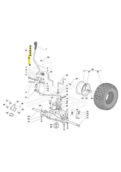 Transmission OM 84/12,5 K M Cat. 2020 Garden tractor