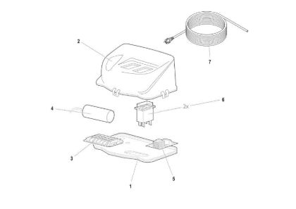 Electrical box PW 250 HC High-pressure washer